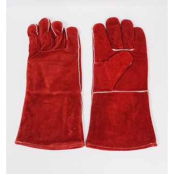 Welding Gloves, Premium Split Leather - Kevlar Stitched, Lined 