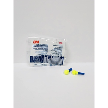 3m E-a-r Push-ins Earplugs, #318-1002, Yellow/blue - Uncorded