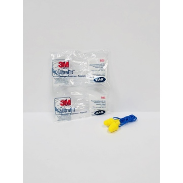 3m E-a-r Ultrafit Earplugs #340-4014 - Corded, Reusable