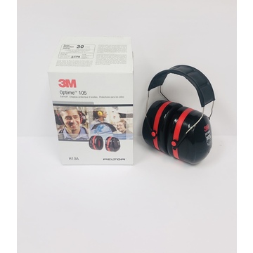 3m Peltor Optime 105 Earmuffs, #h10a - Over-the-head