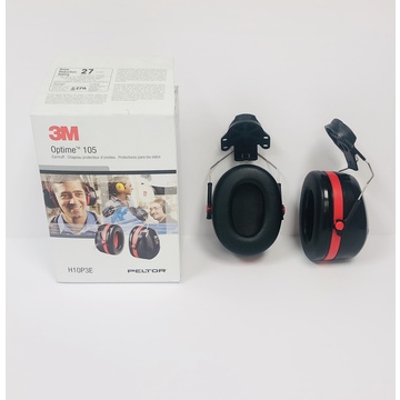 3m Peltor Optime 105 Earmuffs #h10p3e - Hard Hat Attachment