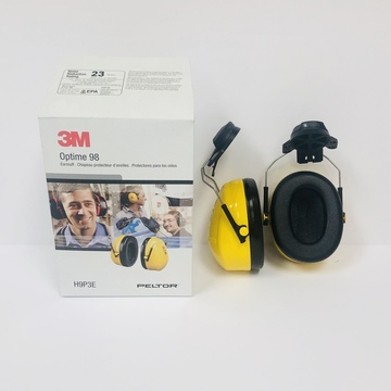 3m Peltor Optime 98 Earmuffs #h9p3e - Hard Hat Attachment