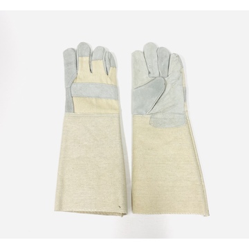 Vi-tec Premium Split Leather Fitters Gloves, Gauntlet Cuff
