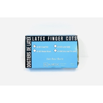Latex Finger Cots - Various Sizes