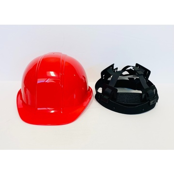 Cap Style Hard Hat W/ 4-point Ratchet - Red