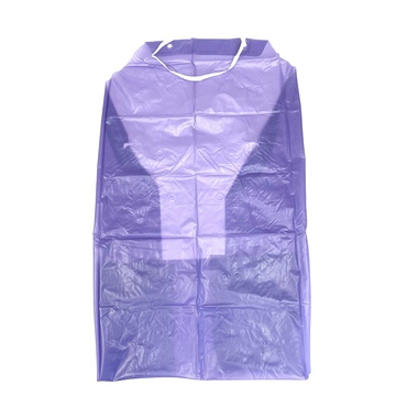 Vi-tec Vinyl Aprons, Blue - Disposable