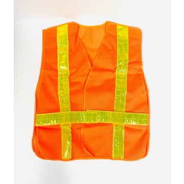 Five Point Tear-away Safety Vest With Four Pockets - Csa Approved